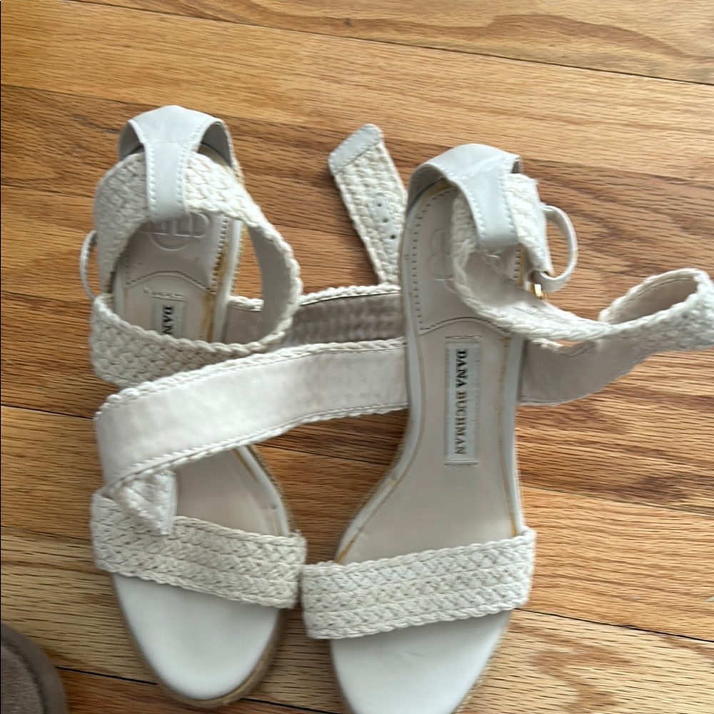 White Braided Sandals